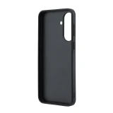 Karl Lagerfeld Liquid Silicone Metal Karl and Choupette Zadní Kryt pro Samsung Galaxy A37 Black