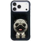 Zadní kryt NIMMY case BIG EYED PET 2.0 Dog pro Apple IPHONE 17 Pro, černá