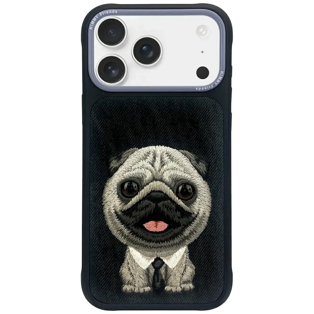Zadní kryt NIMMY case BIG EYED PET 2.0 Dog pro Apple IPHONE 17 Pro, černá