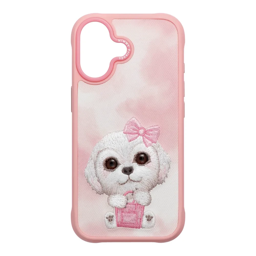 Levně Zadní kryt NIMMY case BIG EYED PET 2.0 Dog pro Apple IPHONE 17, růžová