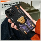 Zadní kryt NIMMY case COOL&CUTE 2.0 Monkey pro Apple IPHONE 15 Pro Max, černá