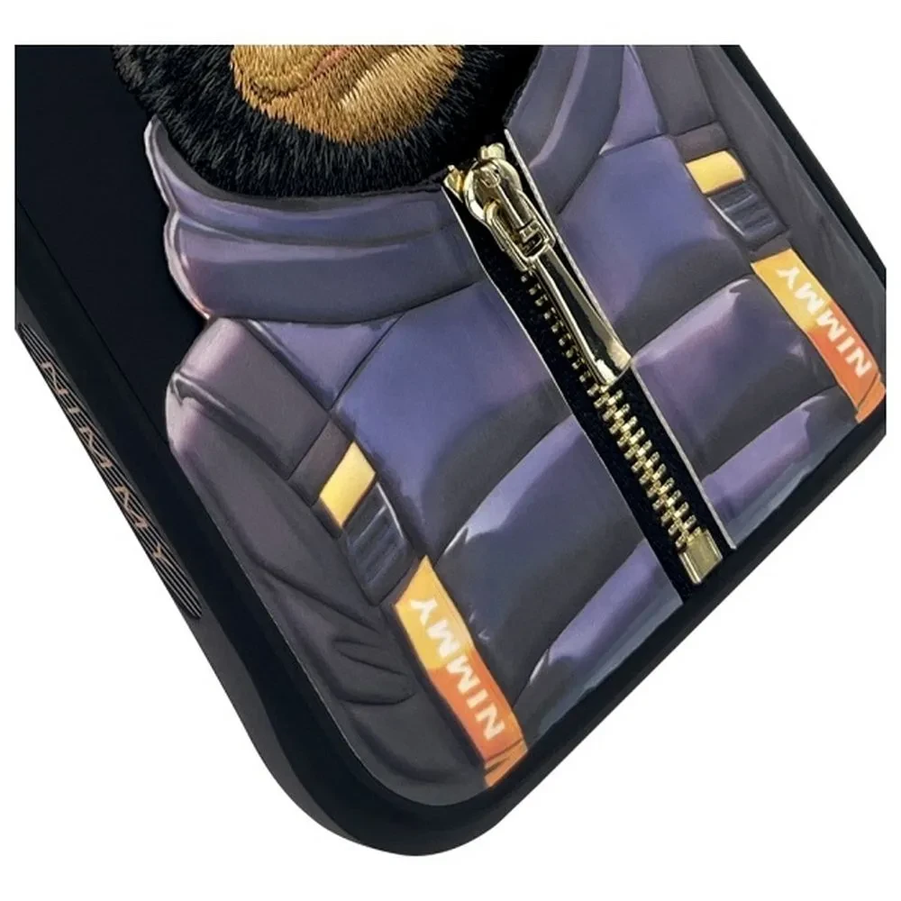 Zadní kryt NIMMY case COOL&CUTE 2.0 Monkey pro Apple IPHONE 15 Pro Max, černá