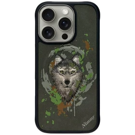 Zadní kryt NIMMY case WOLF compatible with MagSafe pro Apple IPHONE 16 Pro Max, dark gray