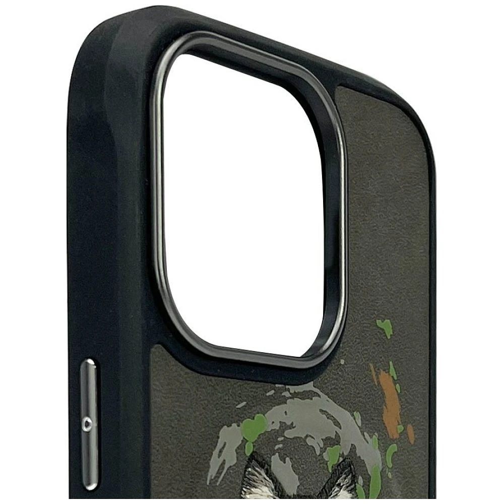 Zadní kryt NIMMY case WOLF compatible with MagSafe pro Apple IPHONE 16 Pro Max, dark gray