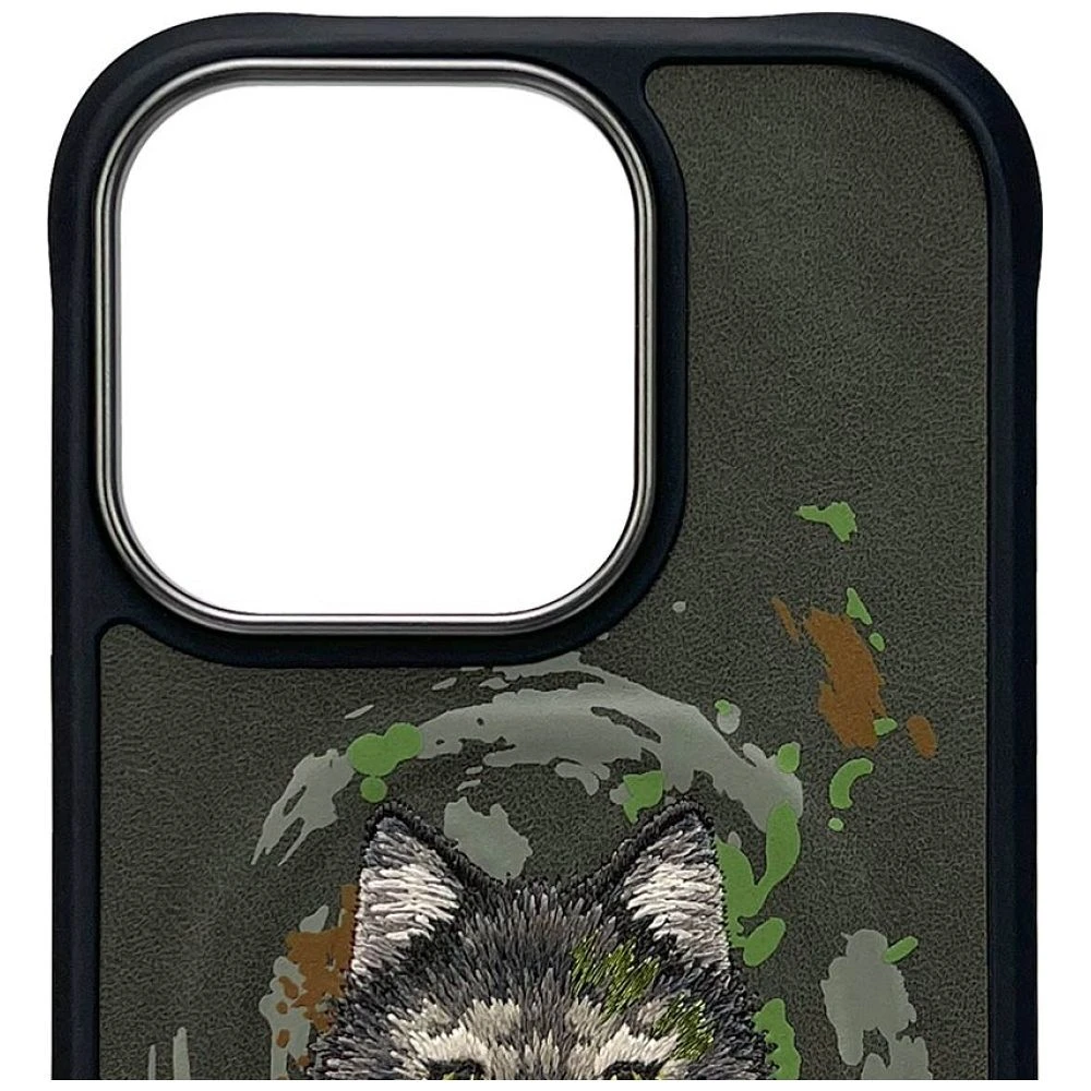 Zadní kryt NIMMY case WOLF compatible with MagSafe pro Apple IPHONE 16 Pro Max, dark gray