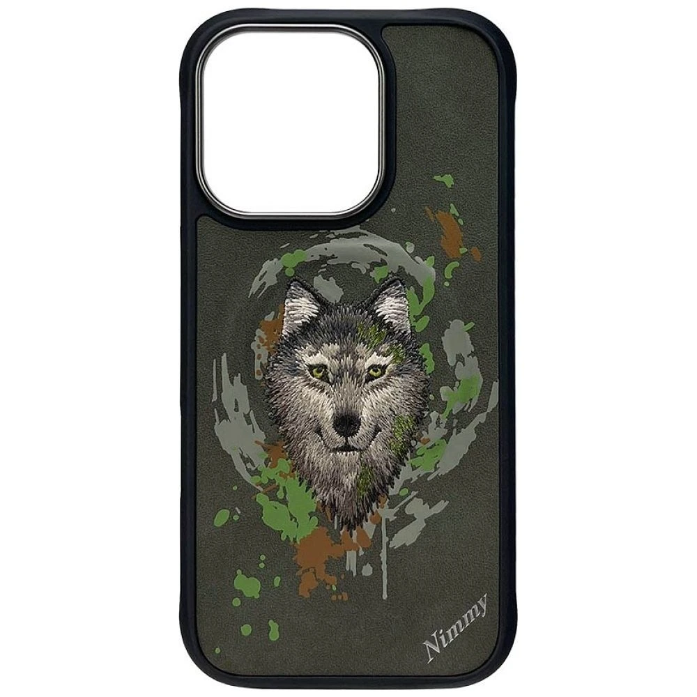 Zadní kryt NIMMY case WOLF compatible with MagSafe pro Apple IPHONE 16 Pro Max, dark gray