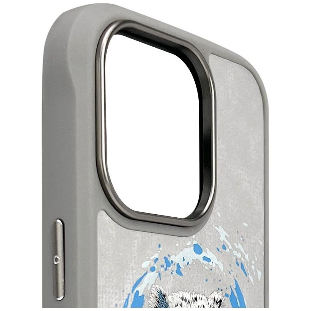 Zadní kryt NIMMY case PANTHER MagSafe pro Apple IPHONE 16 Pro Max, light gray