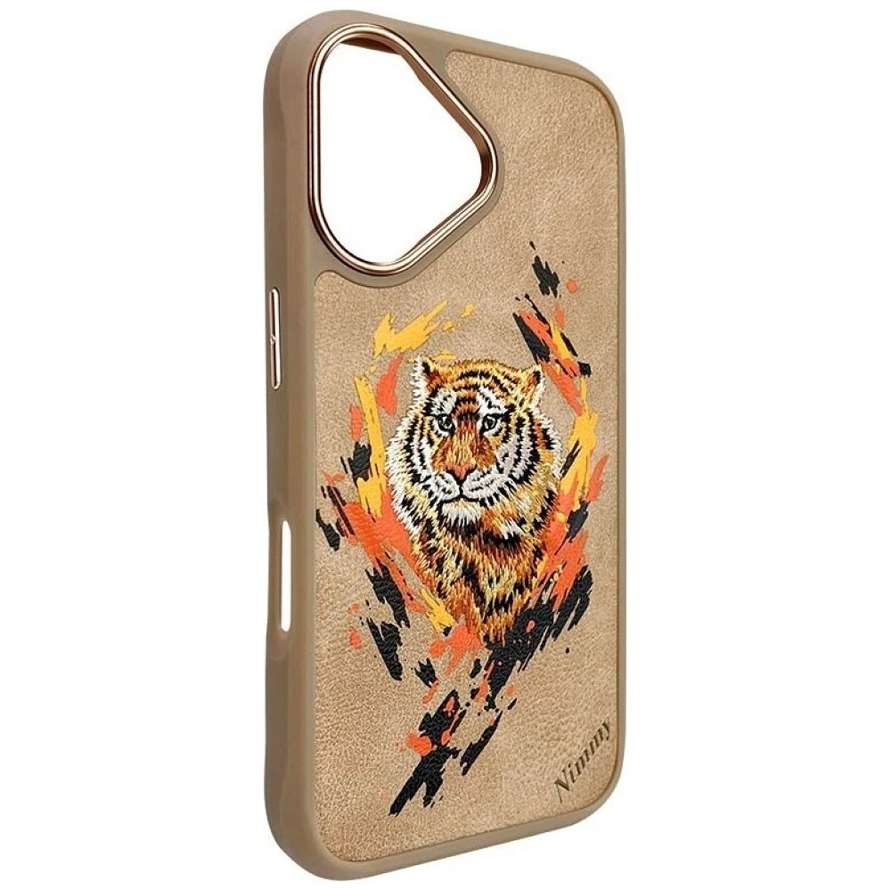 Zadní kryt NIMMY case TIGER MagSafe pro Apple IPHONE 16, light brown