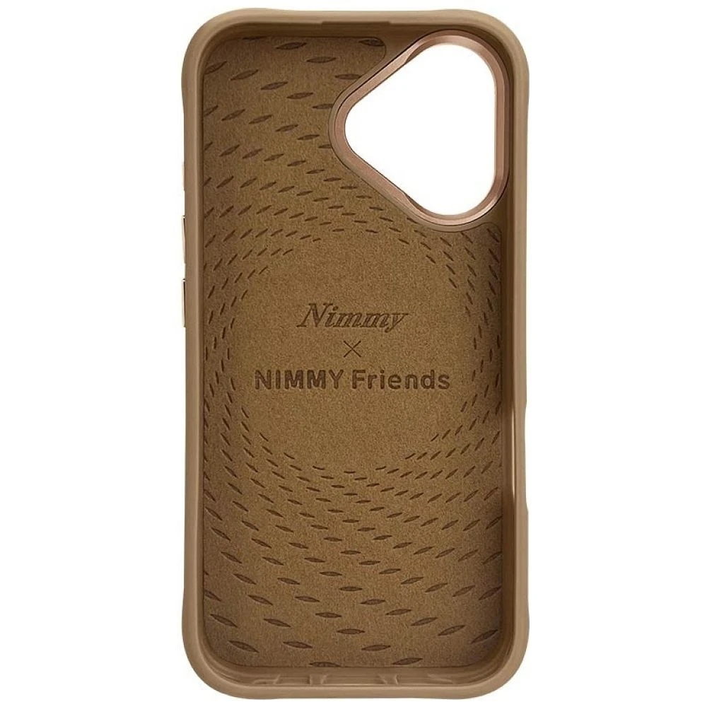 Zadní kryt NIMMY case TIGER MagSafe pro Apple IPHONE 16, light brown