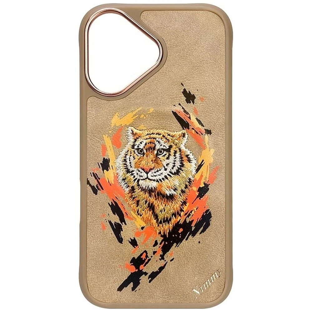 Zadní kryt NIMMY case TIGER MagSafe pro Apple IPHONE 16, light brown