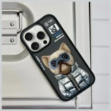 Zadní kryt NIMMY case COOL&CUTE 2.0 Dog pro Apple IPHONE 16 Pro, černá