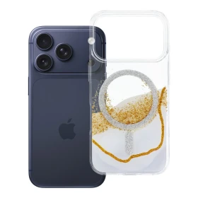 Zadní kryt Golden compatible with MagSafe pro Apple iPhone 17 Pro, bílá