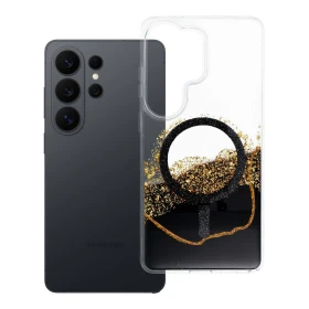 Zadní kryt Golden compatible with MagSafe pro Samsung Galaxy S26 Ultra, černá
