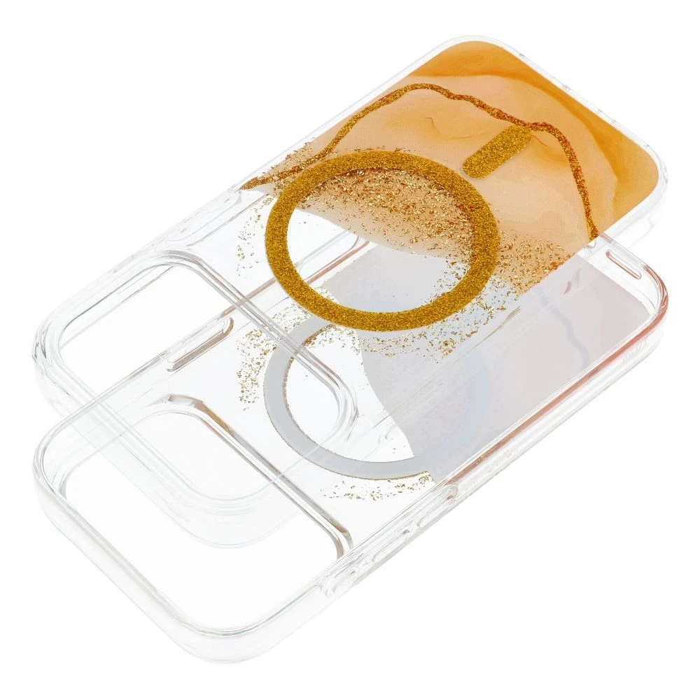 Case for iPhone 17 Pro Max Golden compatible with MagSafe gold
