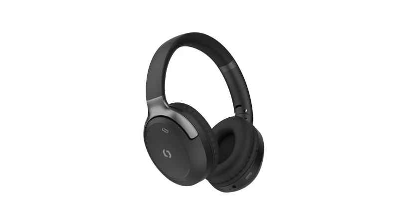 Bluetooth sluchátka ALIGATOR ANC BASS, černo-stříbrná