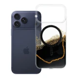 Case for iPhone 17 Pro Max Golden compatible with MagSafe black