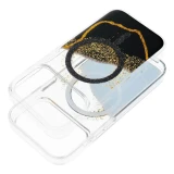 Case for iPhone 17 Pro Max Golden compatible with MagSafe black