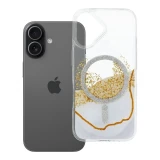 Case for iPhone 17 Golden compatible with MagSafe white