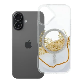 Zadní kryt Golden compatible with MagSafe pro Apple iPhone 17, bílá