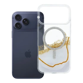 Zadní kryt Golden compatible with MagSafe pro Apple iPhone 17 Pro Max, bílá