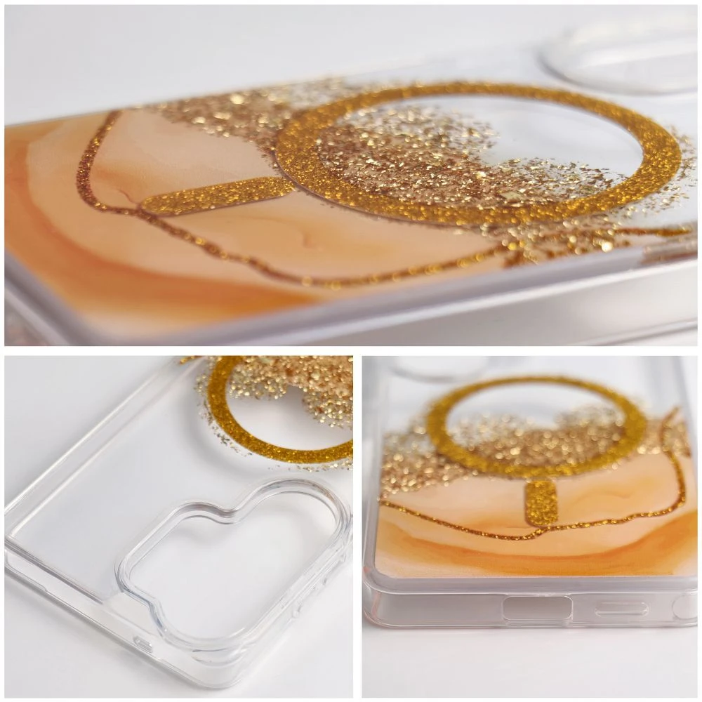 Case for Samsung S26 Golden compatible with MagSafe gold