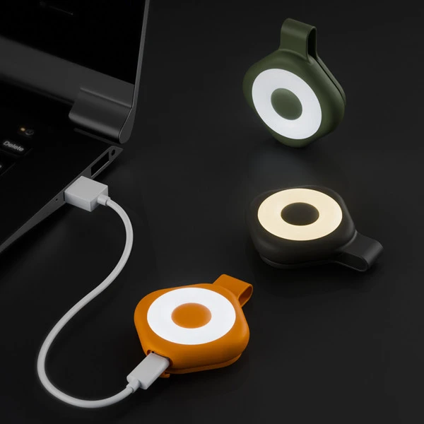 Svítilna LED, magnetická, béžová