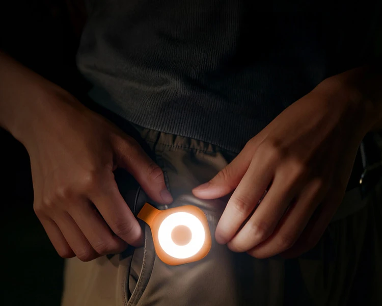 Svítilna LED, magnetická, zelená