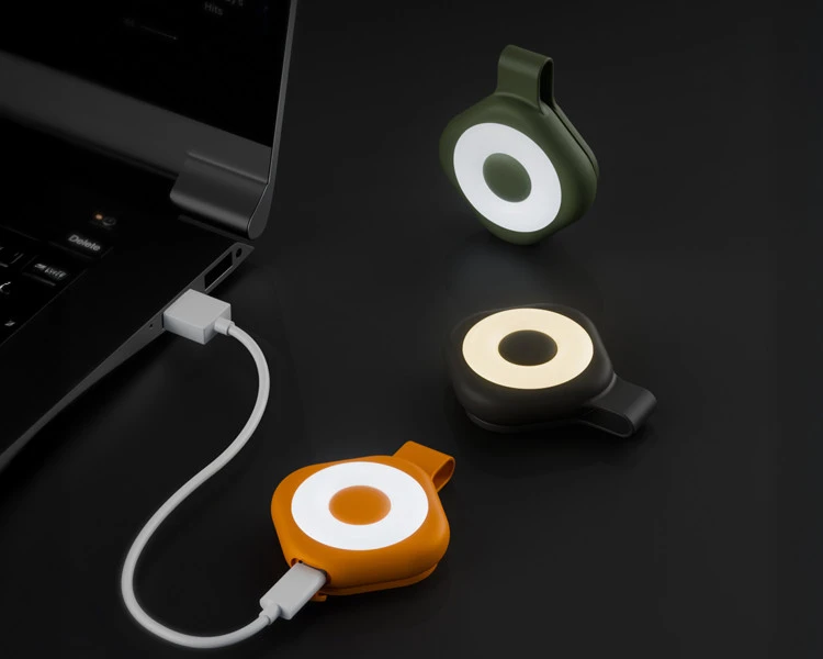 Svítilna LED, magnetická, černá