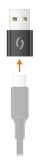 Adaptér ALIGATOR PREMIUM USB-A/USB-C