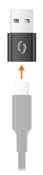 Adaptér ALIGATOR PREMIUM USB-A/USB-C