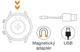 Nabíjecí magnetický adaptér pro Aligator Watch GPS, AMOLED a Watch GO