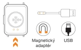 Nabíjecí magnetický adaptér pro Aligator Watch GPS, AMOLED a Watch GO