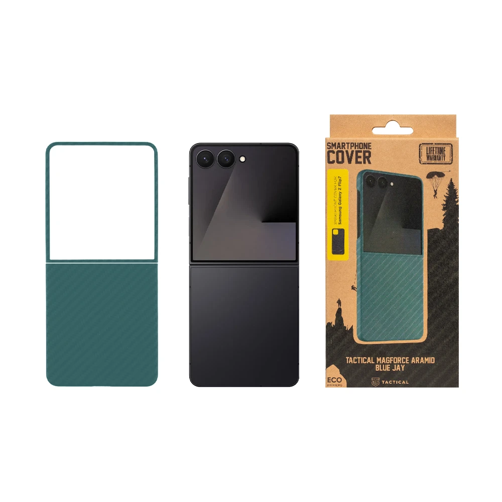 Tactical MagForce Aramid Kryt pro Samsung Galaxy Z Flip 7 Blue Jay