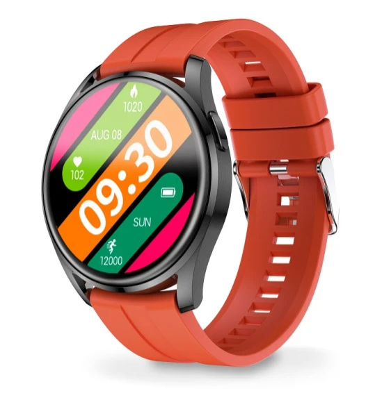 Silikonový řemínek pro Aligator Watch Pro a Aligator Watch Pro X 22mm, cihlová