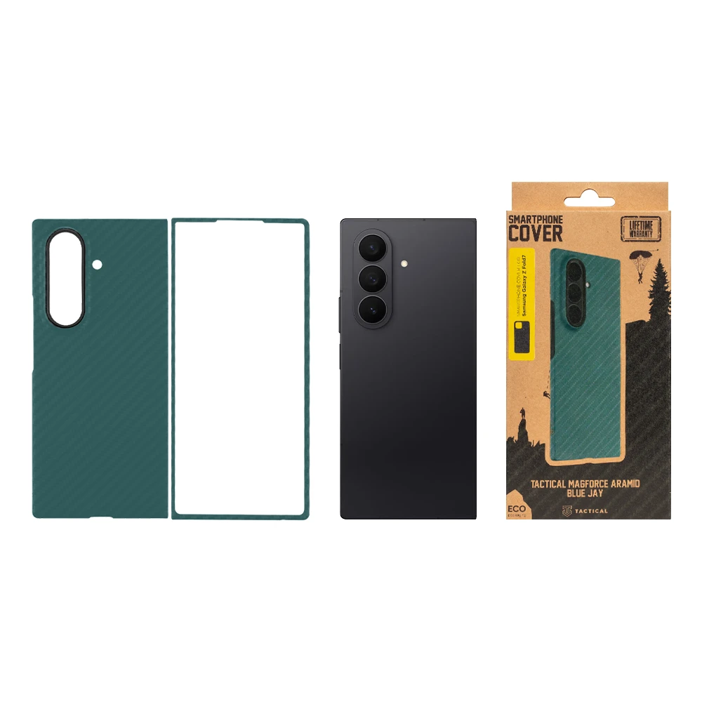 Tactical MagForce Aramid Kryt pro Samsung Galaxy Z Fold 7 Blue Jay