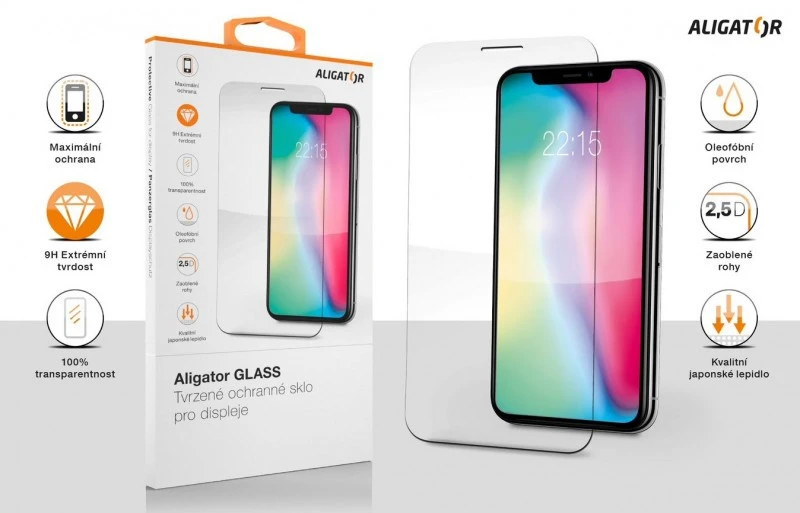 Tvrzené sklo ALIGATOR GLASS pro Xiaomi 17T, transparentní