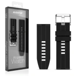 Silikonový řemínek pro Aligator Watch Pro a Aligator Watch Pro X 22mm, černá