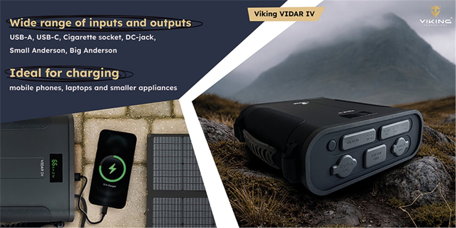 Outdoorová powerbanka Viking VIDAR IV/144000mAh/MAX 360W/USB-A/USB-C/cigaretová zásuvka/Big Anderson