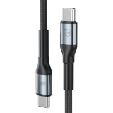 Kabel 3mk Hyper Cable N-SERIES C to C 50cm PD 3.0 QC 3.0 20V/3A 60W, černá