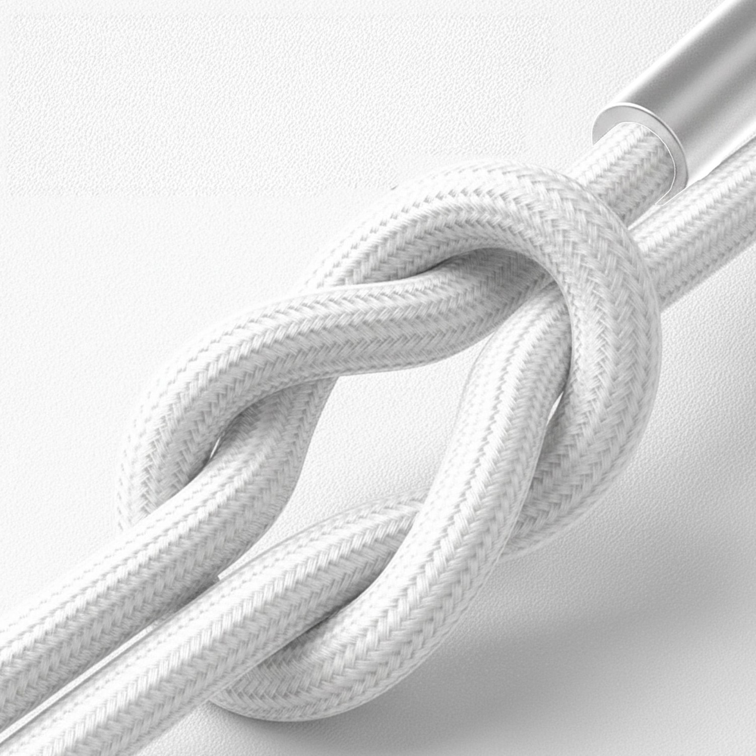 Kabel 3mk Hyper Cable N-SERIES USB-C to C 2m PD 3.0 QC 3.0 20V/5A 100W, bílá