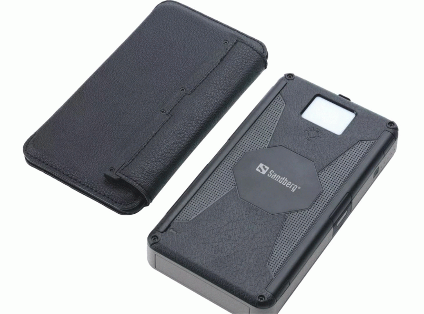 Sandberg Solar 6-Panel Powerbank 20000, solární nabíječka, černá