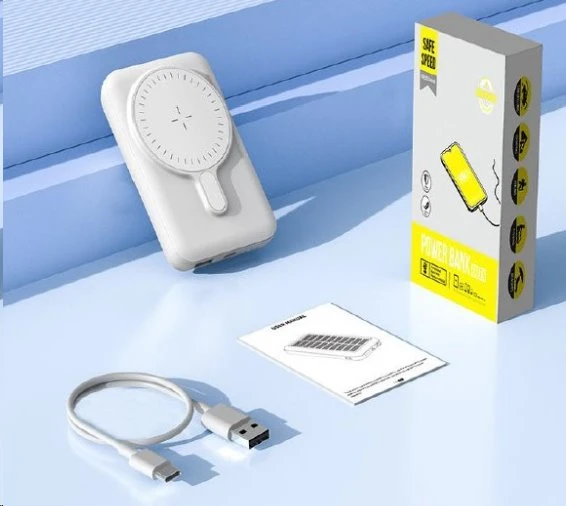 Solární magnetická powerbanka Wodasport - WDS20W, partylife social networking™ 9000 mA/h