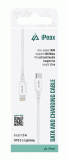 Kabel iPEAX TPU USB-C / LIGHTNING 1,5M, USB 2.0, bílá