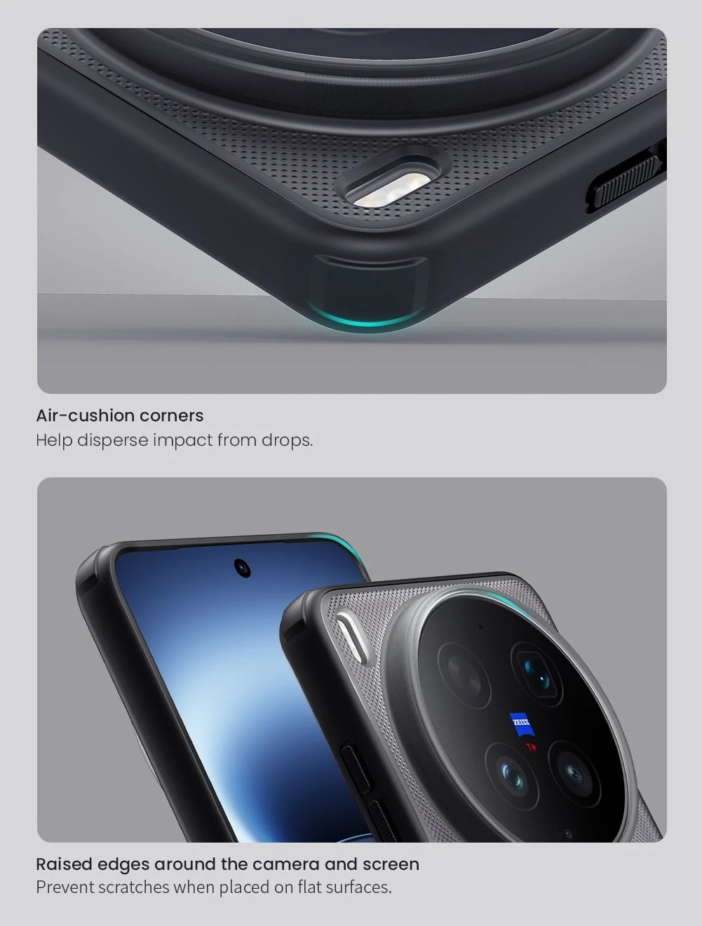 Zadní kryt Nillkin Super Frosted PRO Magnetic pro Vivo X300 Ultra, transparentní černá (obrázek 5)