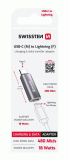 NABÍJECÍ ADAPTÉR SWISSTEN USB-C / LIGHTNING, STŘÍBRNÁ