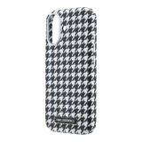 Karl Lagerfeld PU Houndstooth Resin Plate MagSafe Zadní Kryt pro iPhone 17 Black