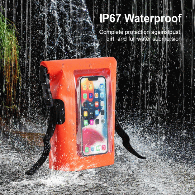 VODOTĚSNÉ POUZDRO SWISSTEN WATERPROOF, ORANŽOVÁ