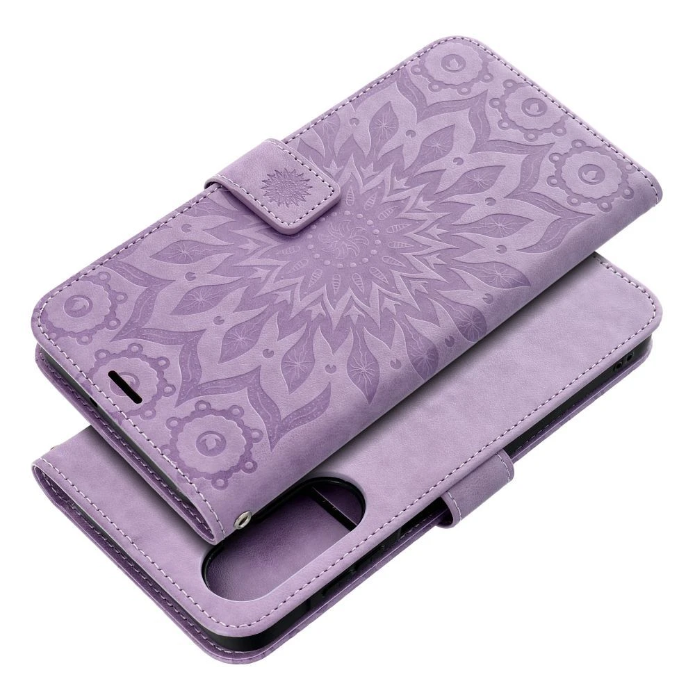 MEZZO Book case for XIAOMI Motorola G37 / G57 POWER mandala purple