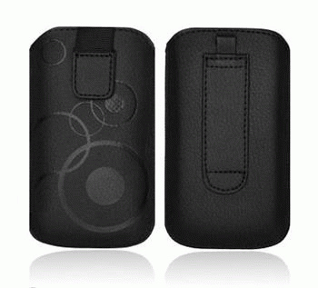 POUZDRO SLIM DEKO iPHONE 5/5S/5SE/5C, ČERNÁ