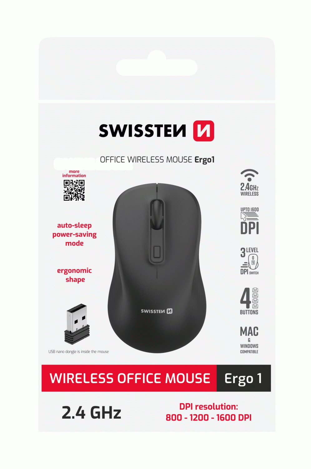 KANCELÁŘSKÁ BEZDRÁTOVÁ MYŠ SWISSTEN ERGO1